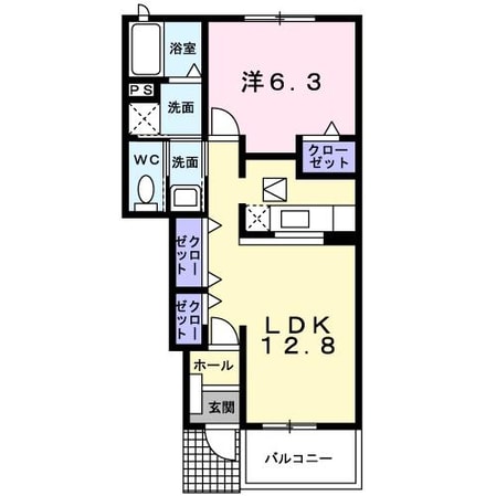 パストラルIIの物件間取画像